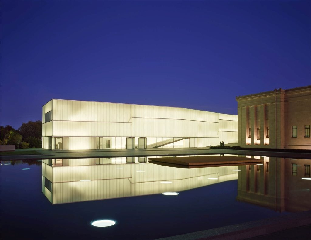 Atkins Museum Steven Holl Architects - dyle szklane